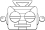 Retro Robot Mask 2