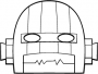 Retro Robot Mask 3