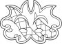 Patterned Venetian Mask