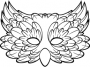 Feathered Venetian Mask