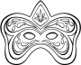 Swirl Venetian Mask