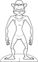 Redneck Man Paper Doll