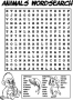 ABC Animals Word Search